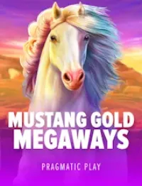 mustang gold megaways slot logo